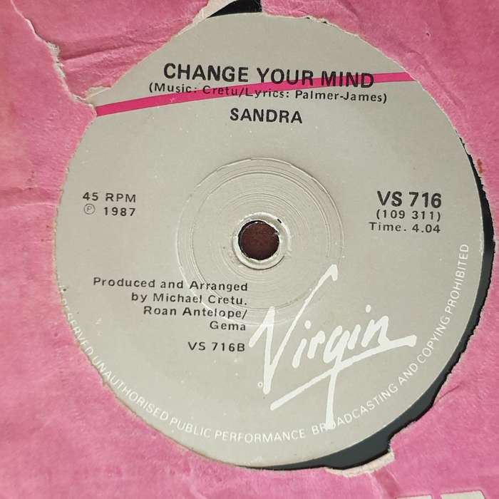 Sandra  Everlasting Love - Vinyl 7" Record - Very-Good Quality (VG)