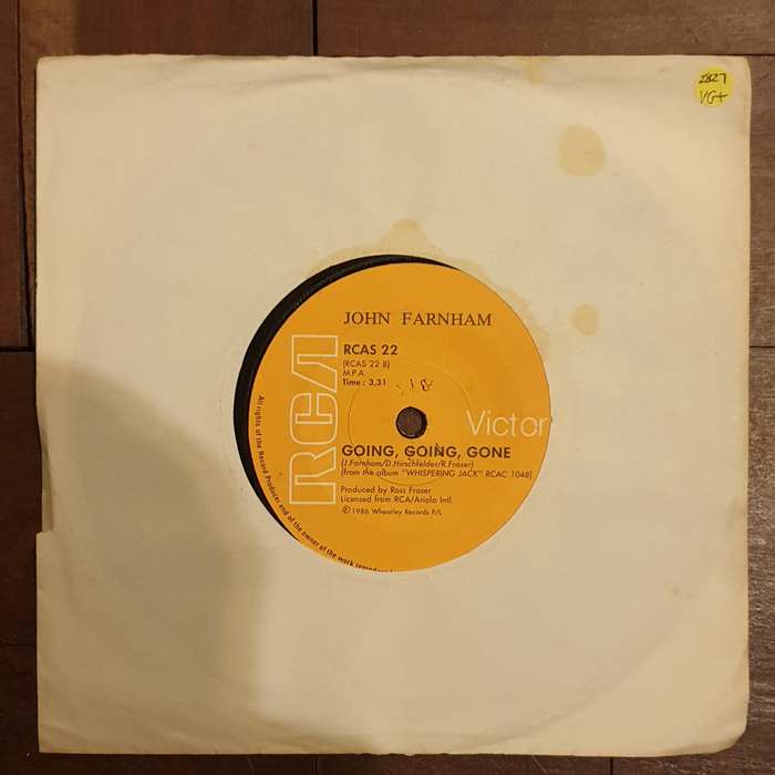 John Farnham  You're The Voice - Vinyl 7" Record - Very-Good+ Quality (VG+)