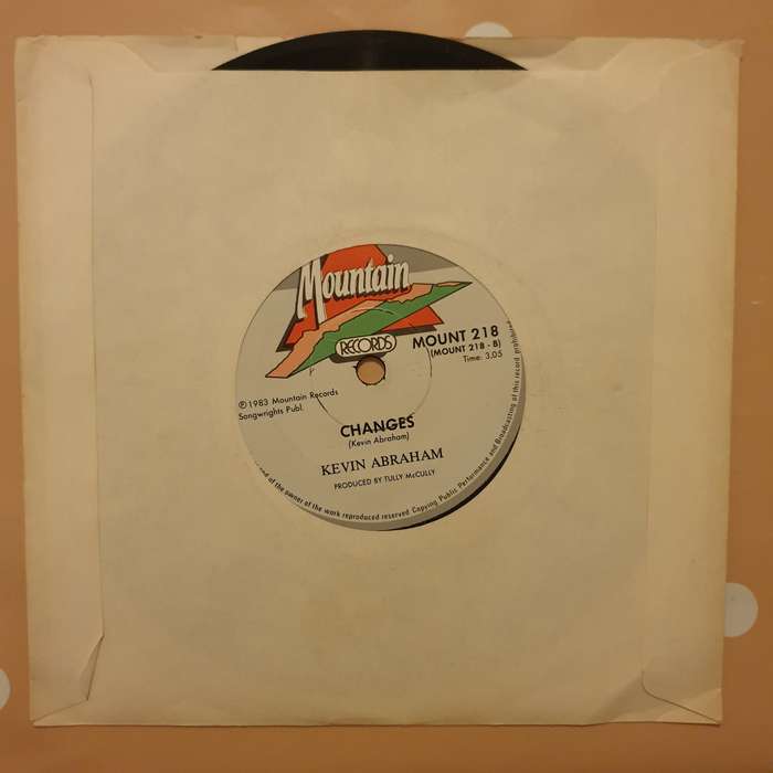 Kevin Abraham  More Than Just A Friend -  Vinyl 7" Record - Very-Good+ Quality (VG+)