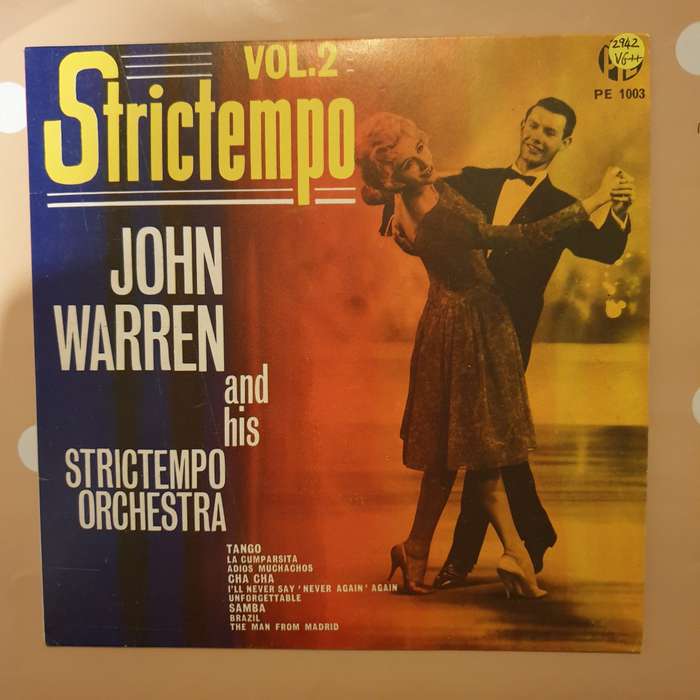 John Warren's Strictempo Orchestra  Strictempo Vol. 2 - Vinyl 7" Record - Very-Good+ Qualit...