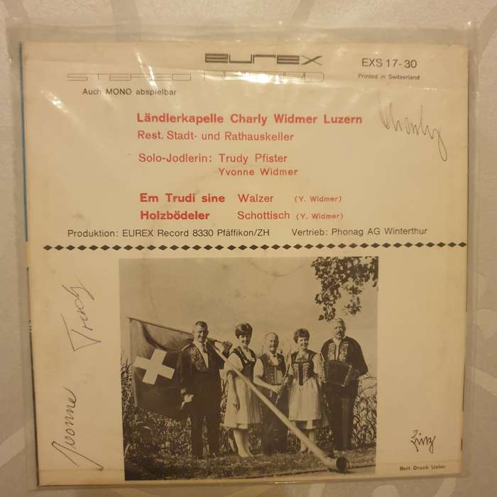 Greetings From Switzerland  -  Vinyl 7" Record - Very-Good+ Quality (VG+)