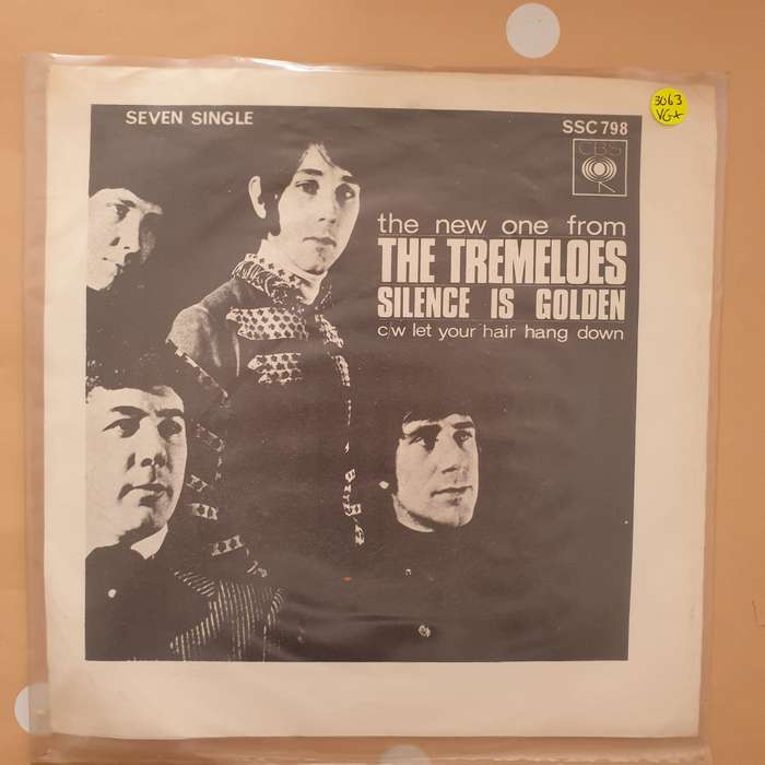 The Tremeloes  Silence Is Golden - Vinyl 7" Record - Very-Good+ Quality (VG+)