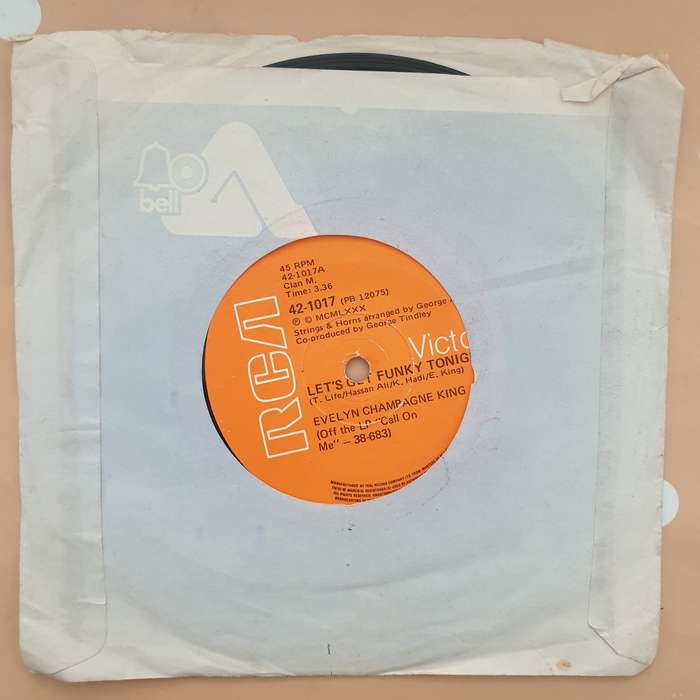 Evelyn Champagne King - Just A Little Bit Of Love - Vinyl 7" Record - Very-Good+ Quality (VG+)