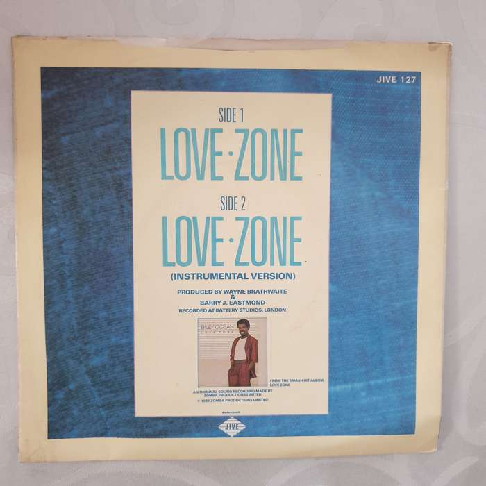 Billy Ocean - Love Zone - Vinyl 7" Record - Very-Good+ Quality (VG+)