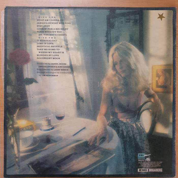 Kim Carnes  St Vincent's Court (Rare SA) - Vinyl LP Record - Very-Good+ Quality (VG+)
