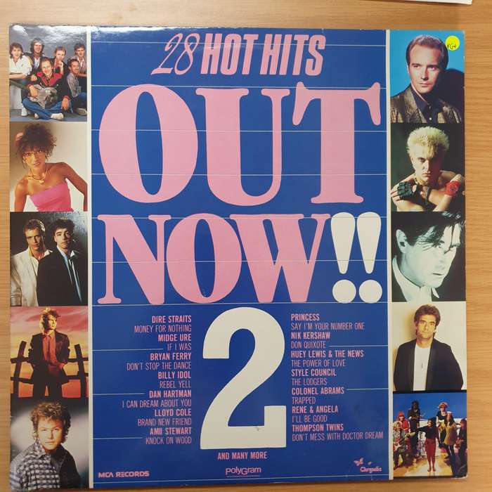 28 Hot Hits Out Now - Original Artists - Double Vinyl LP Record - Very-Good+ Quality (VG+)