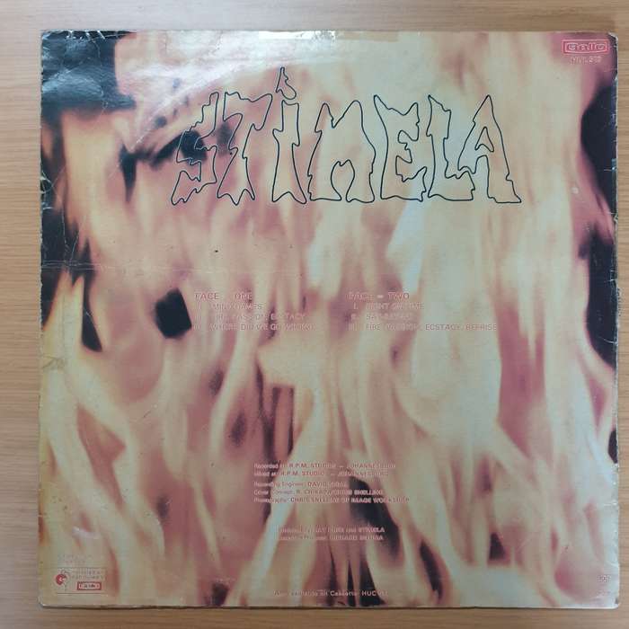 Stimela  Fire, Passion, Ecstasy  Vinyl LP Record - Good Quality (G)