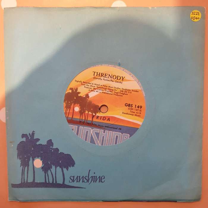 Frida  I Know There's Something Going On -  Vinyl 7" Record - Very-Good+ Quality (VG+)