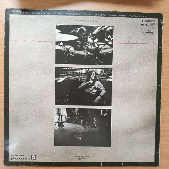 Rush  Permanent Waves - Vinyl LP Record - Very-Good Quality (VG)