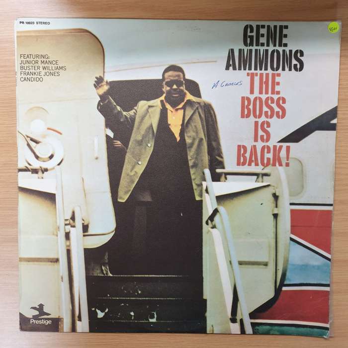 Gene Ammons  The Boss Is Back! - Vinyl LP Record - Very-Good+ Quality (VG+)