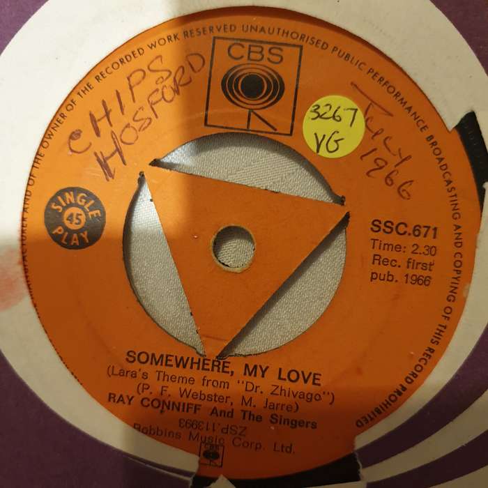 Ray Conniff And His Orchestra  Midsummer In Sweden / Somewhere My Love - Vinyl 7" Record - ...