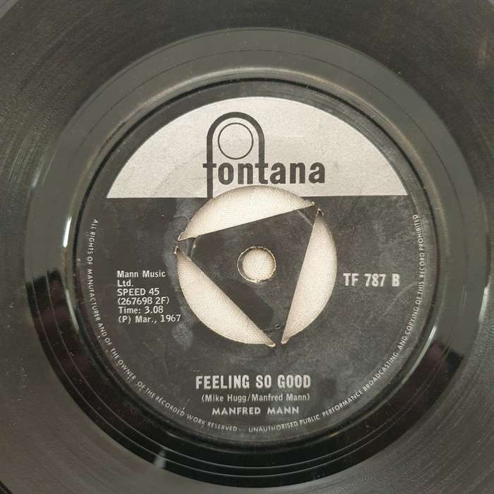 Manfred Mann  Ha! Ha! Said The Clown  - Vinyl 7" Record - Opened  - Very-Good Quality (VG)