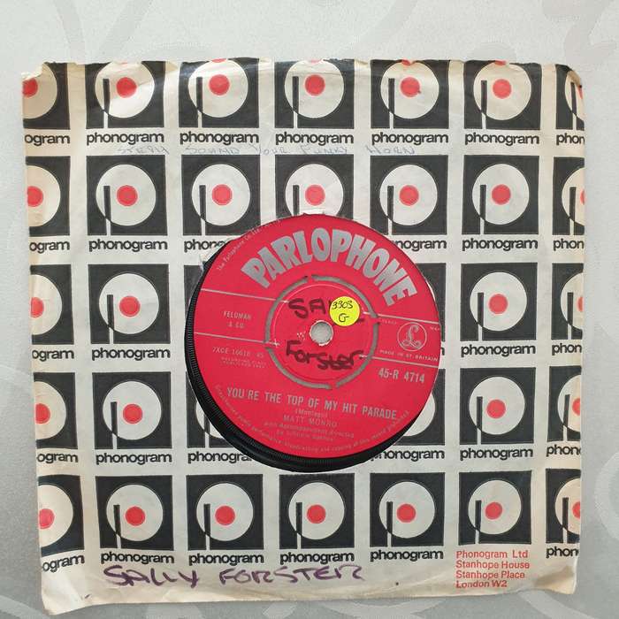 Matt Monro  Portrait Of My Love - Vinyl 7" Record - Good Quality (G)