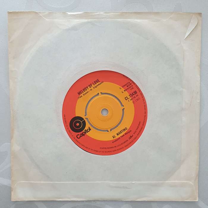 Al Martino  Spanish Eyes - Vinyl 7" Record - Very-Good+ Quality (VG+)