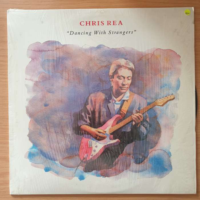 Chris Rea  Dancing With Strangers - Vinyl LP Record - Very-Good+ Quality (VG+) (verygoodplus)