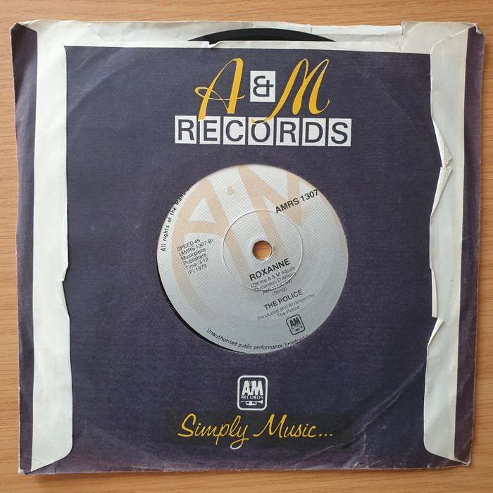 The Police  Walking On The Moon - Vinyl 7" Record - Very-Good+ Quality (VG+)