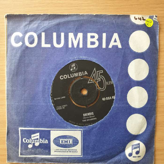 The Shadows  Shindig - Vinyl 7" Record - Opened  - Very-Good Quality (VG) (vergood)