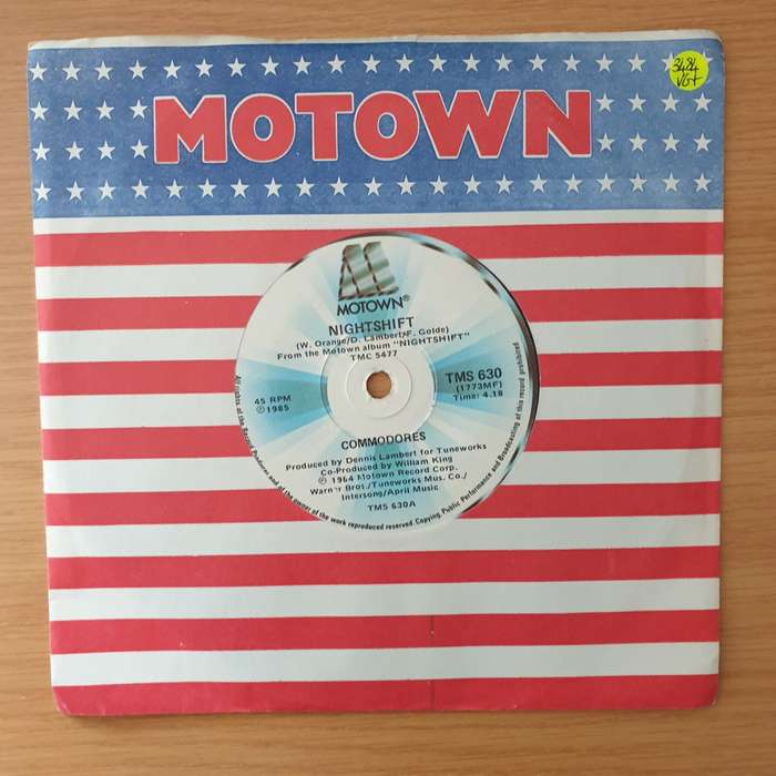 Commodores  Nightshift / I Keep Running - Vinyl 7" Record - Very-Good+ Quality (VG+) (verygood...