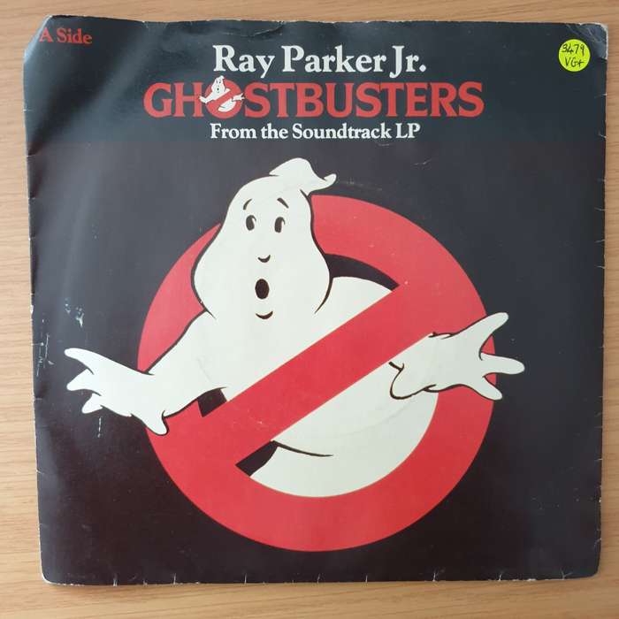 Ray Parker Jr.  Ghostbusters - Vinyl 7" Record - Very-Good+ Quality (VG+) (verygoodplus)