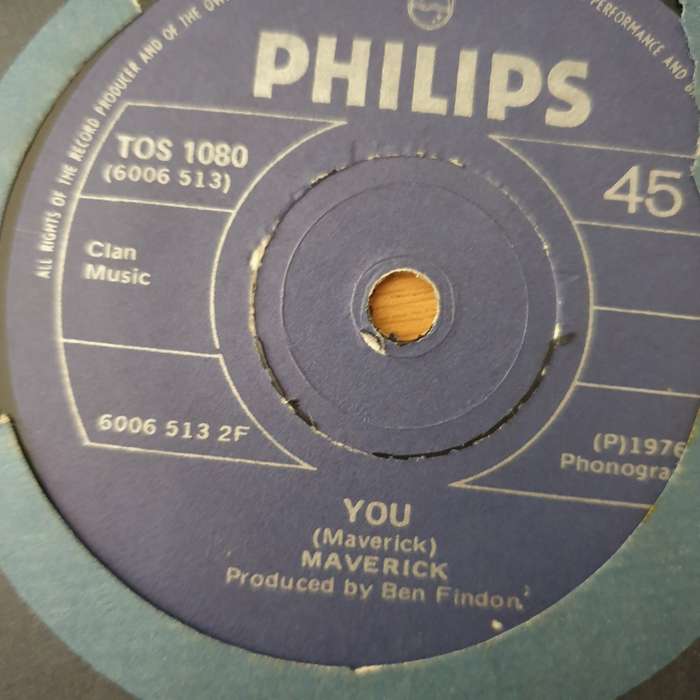 Maverick  Stand Up Like A Man / You - Vinyl 7" Record - Opened  - Very-Good Quality (VG) (verg...