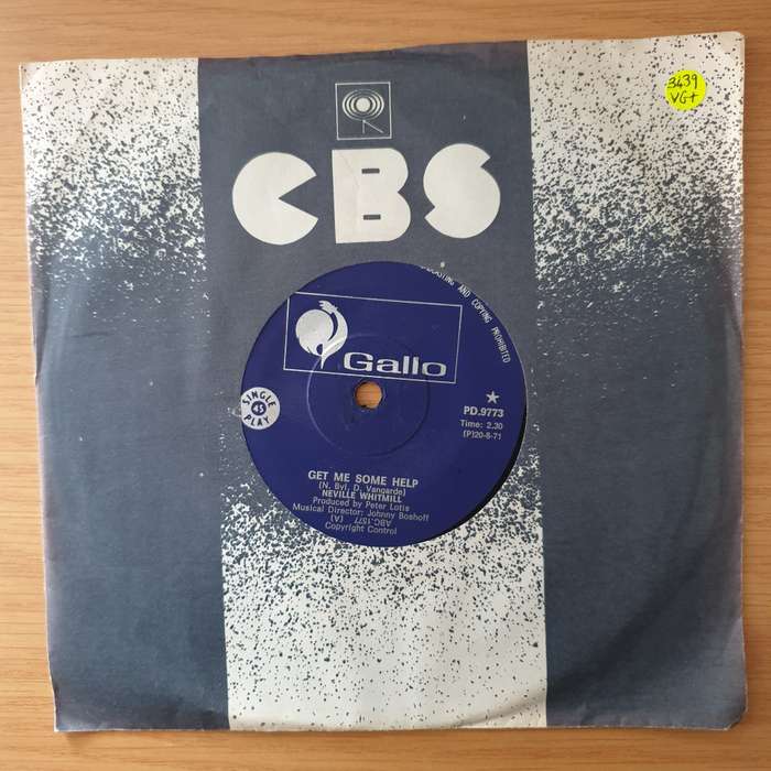 Neville Whitmill / Square Set  Get Me Some Help / Have Mercy On Me - Vinyl 7" Record - Very-Go...