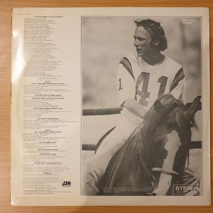 Stephen Stills  Stephen Stills - Vinyl LP Record  (VG+)
