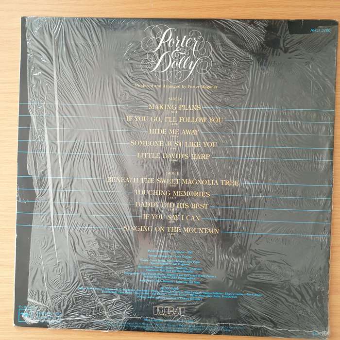 Porter Wagoner And Dolly Parton  Porter & Dolly - Vinyl LP Record - Very-Good+ Quality (VG+) (...