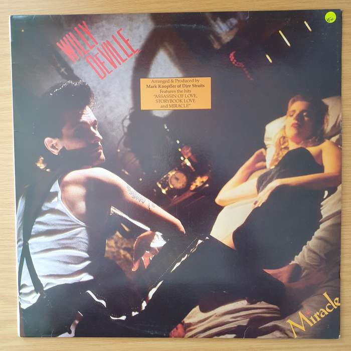 Willy DeVille  Miracle - Vinyl LP Record - Very-Good+ Quality (VG+)