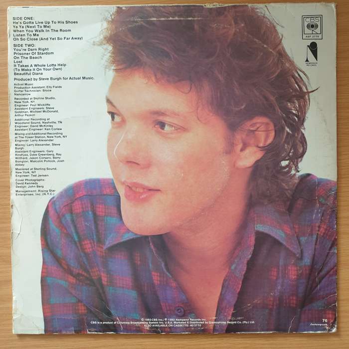 Steve Forbert  Steve Forbert - Vinyl LP Record - Very-Good+ Quality (VG+) (verygoodplus)