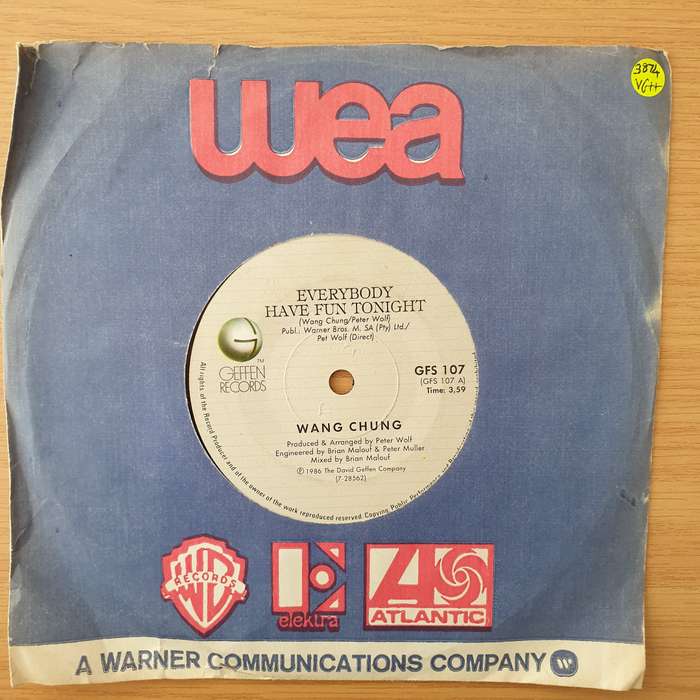 Wang Chung  Everybody Have Fun Tonight - Vinyl 7" Record - Very-Good+ Quality (VG+) (verygoodp...