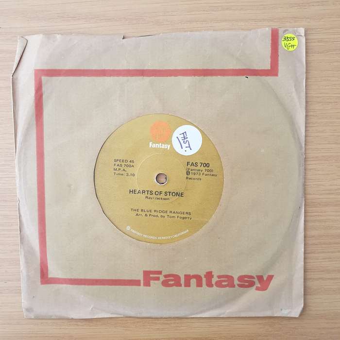 The Blue Ridge Rangers  Hearts Of Stone / Somewhere Listening (For My Name) - Vinyl 7" Record ...