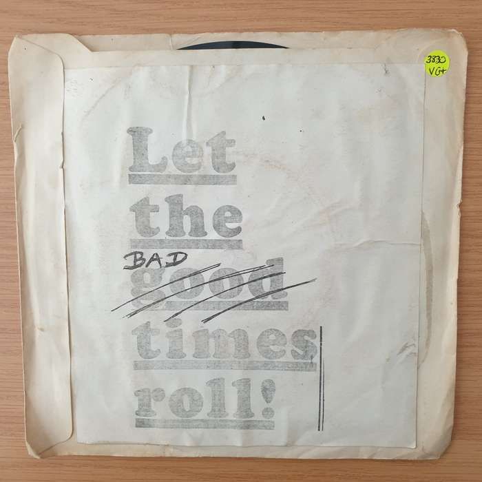 The Medium Wave Band - Let The Bad Times Roll - Vinyl 7" Record - Very-Good+ Quality (VG+) (veryg...