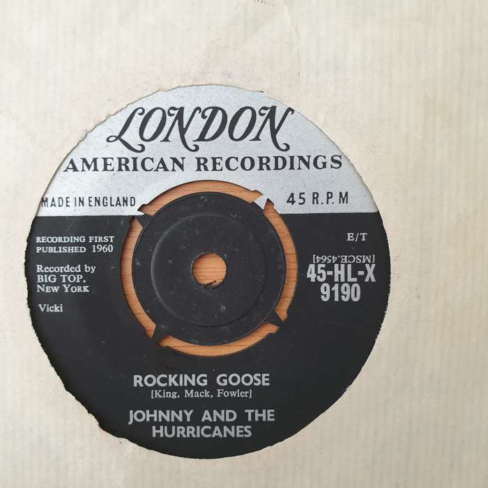 Johnny And The Hurricanes  Rocking Goose - Vinyl 7" Record - Very-Good+ Quality (VG+) (verygoo...