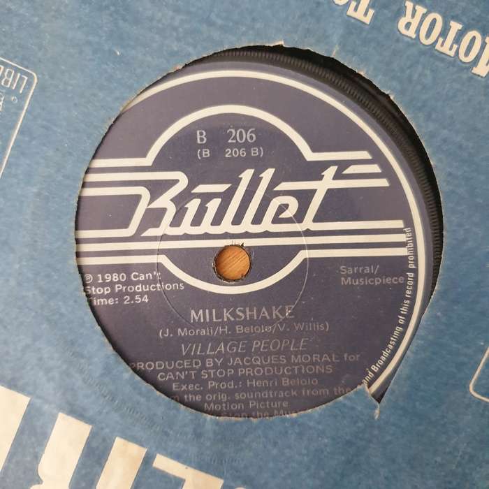 Village People  Can't Stop The Music / Milkshake - Vinyl 7" Record - Very-Good+ Quality (VG+) ...