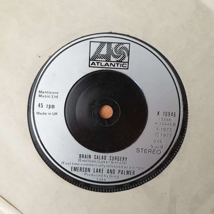 Emerson Lake And Palmer  Fanfare For The Common Man - Vinyl 7" Record - Very-Good+ Quality (VG...