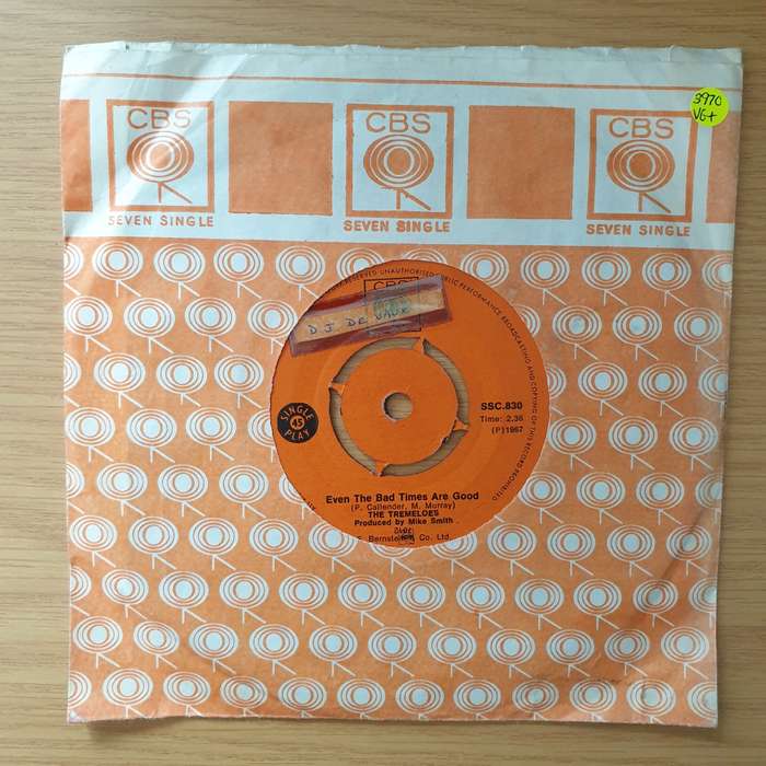 The Tremeloes  Even The Bad Times Are Good - Vinyl 7" Record - Very-Good+ Quality (VG+) (veryg...