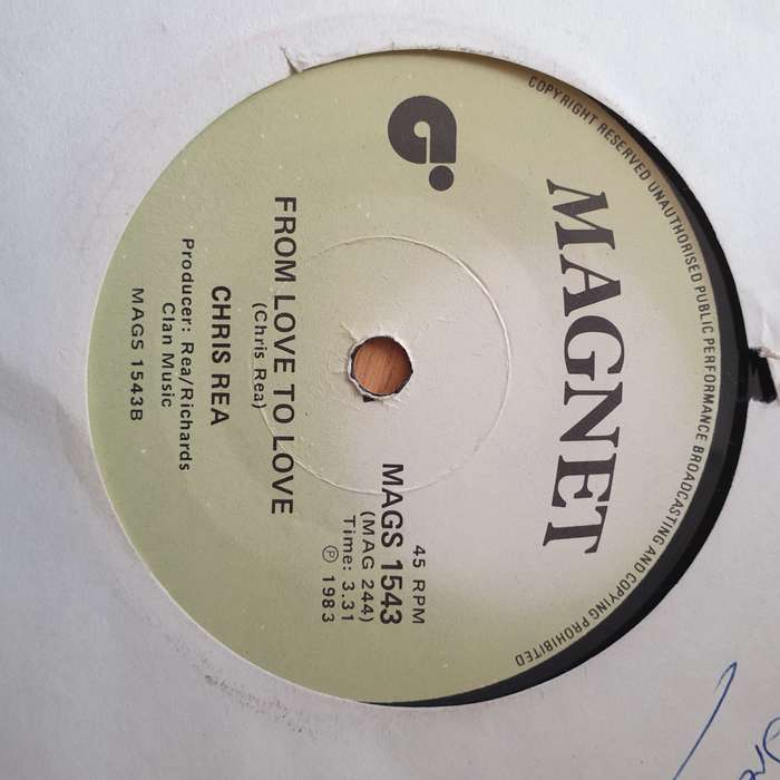 Chris Rea  I Can Hear Your Heartbeat - Vinyl 7" Record - Very-Good+ Quality (VG+) (verygoodplus)