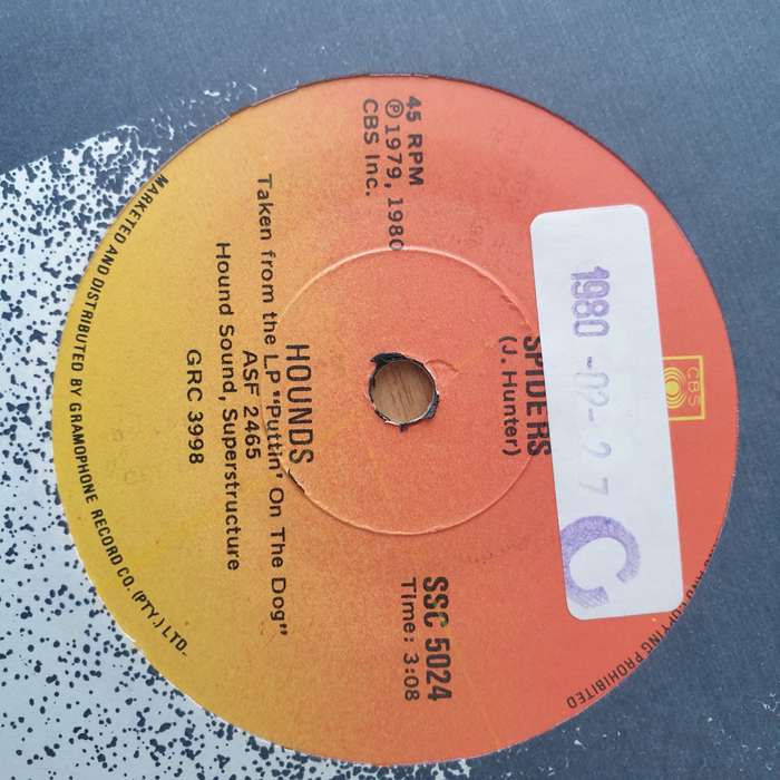 Hounds  Do Wah Diddy Diddy - Vinyl 7" Record - Very-Good+ Quality (VG+) (verygoodplus)