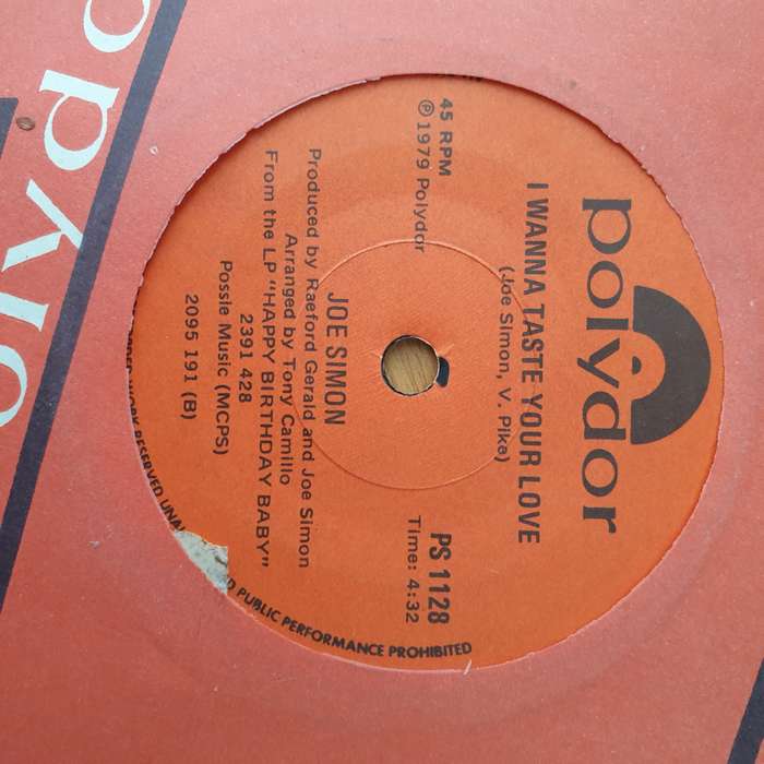 Joe Simon  You Gotta Treat Me Right - Vinyl 7" Record - Very-Good+ Quality (VG+) (verygoodplus)