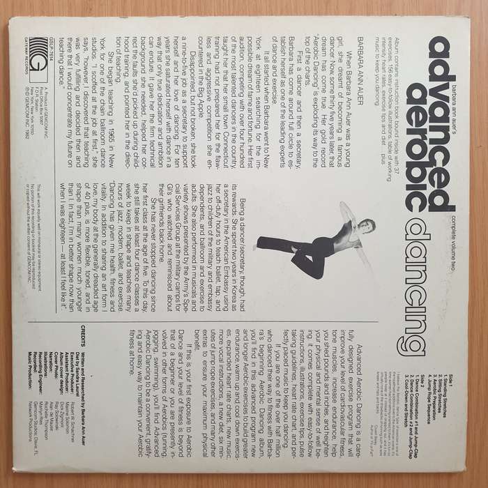Barbara Ann Auer  Advanced Aerobic Dancing - Vinyl LP Record - Very-Good+ Quality (VG+) (veryg...