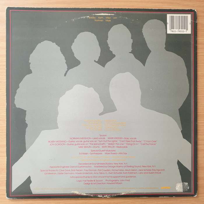 Tycoon  Turn Out The Lights - Vinyl LP Record - Very-Good+ Quality (VG+) (verygoodplus)