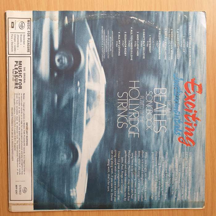 The Hollyridge Strings  Beatles Songbook - Vinyl LP Record - Very-Good+ Quality (VG+) (verygoo...