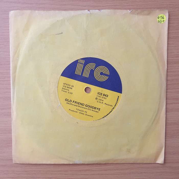 Teach-In  In The Summernight - Vinyl 7" Record - Very-Good+ Quality (VG+) (verygoodplus)