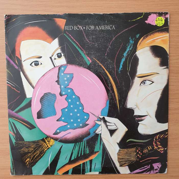 Red Box  For America - Vinyl 7" Record - Very-Good+ Quality (VG+) (verygoodplus)