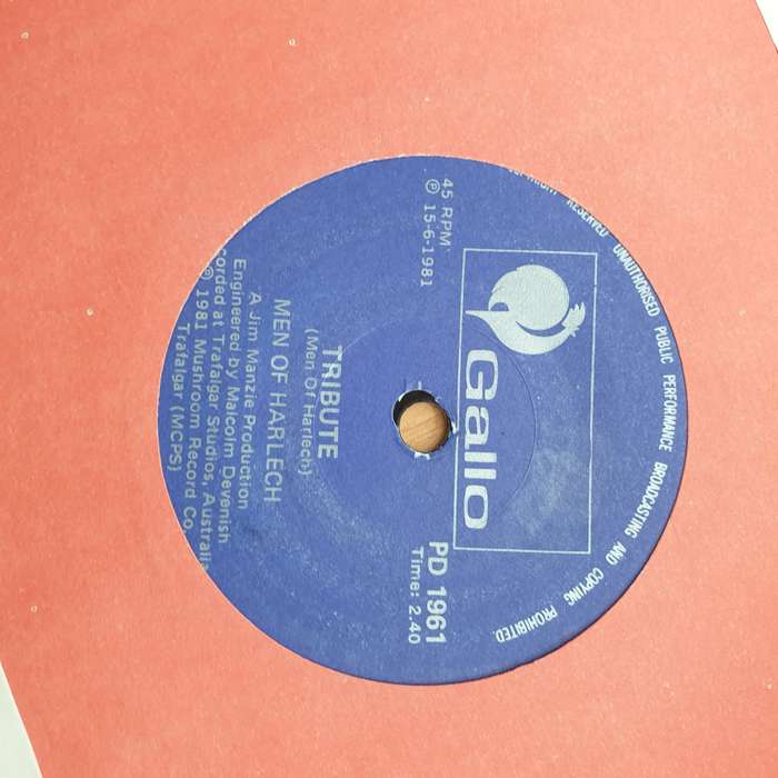 Men Of Harlech  Charlie's Getting Married At Last - Vinyl 7" Record - Very-Good+ Quality (VG+)...