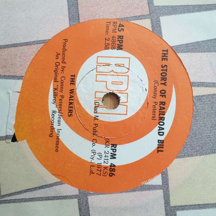 The Walkers  It's So Crazy - Vinyl 7" Record - Very-Good+ Quality (VG+) (verygoodplus)