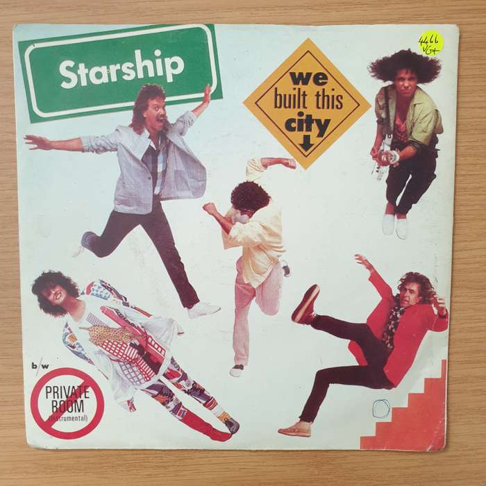 Starship  We Built This City - Vinyl 7" Record - Very-Good+ Quality (VG+) (verygoodplus)