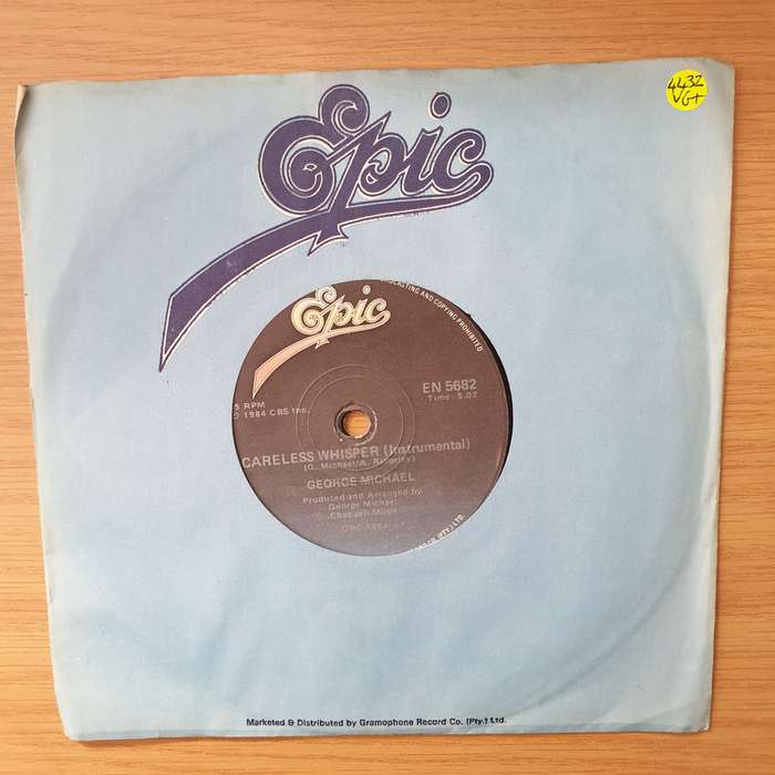 George Michael  Careless Whisper - Vinyl 7" Record - Very-Good+ Quality (VG+) (verygoodplus)