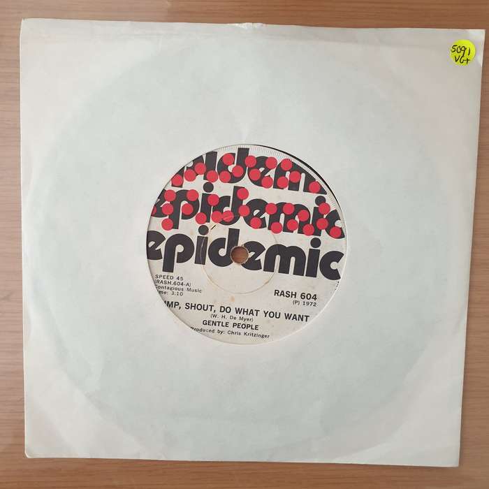 The Gentle People  Jump, Shout, Do What You Want -  Vinyl 7" Record - Very-Good+ Quality (VG+)...