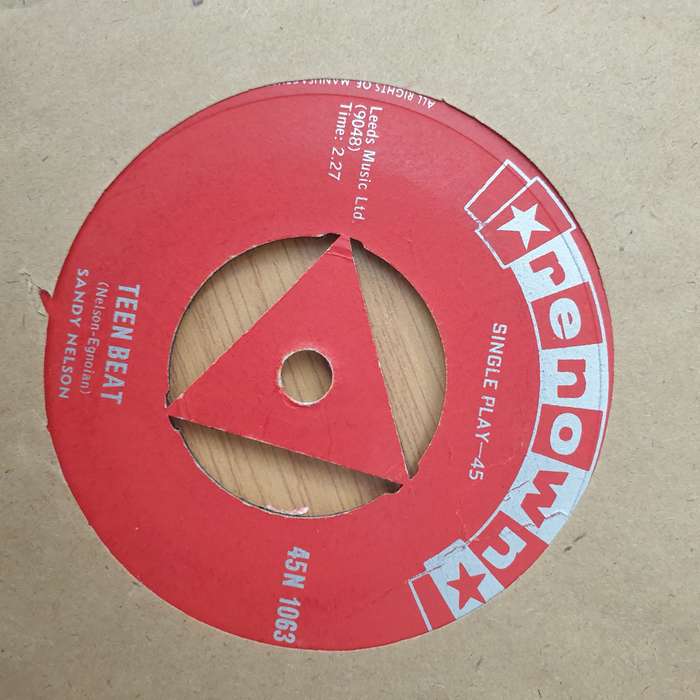 Sandy Nelson  Teen Beat - Vinyl 7" Record - Very-Good Quality (VG) (vgood)